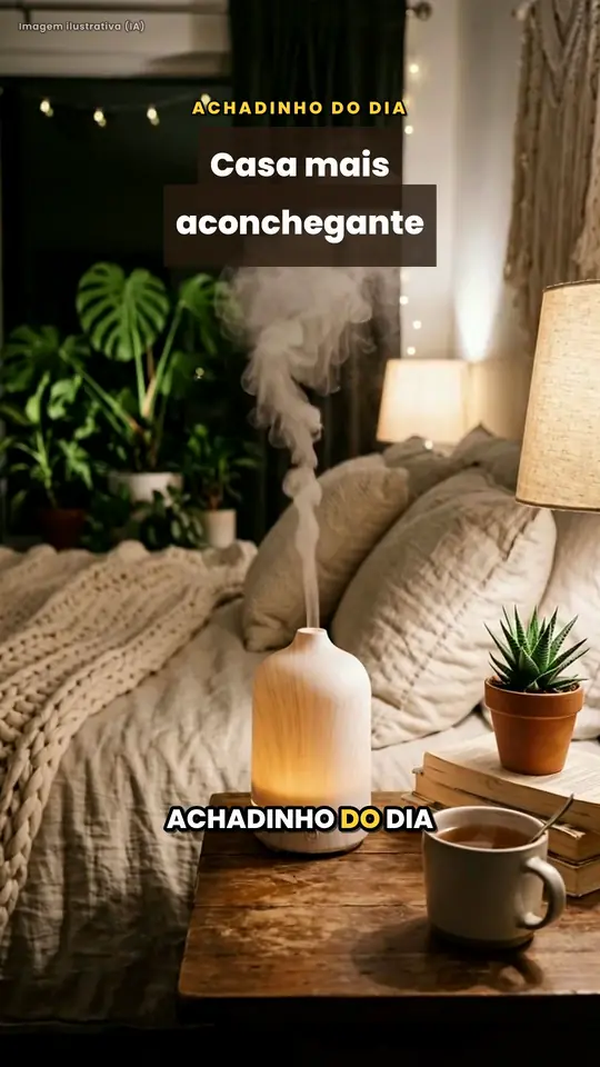 Vídeo de exemplo: umidificador no estilo achadinho